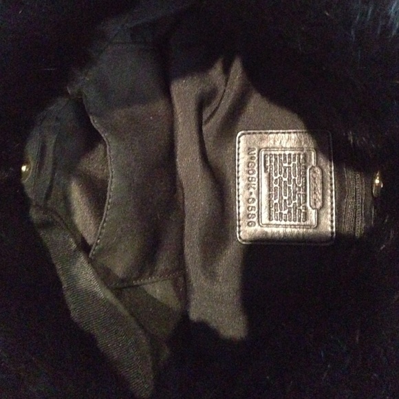 Coach Limited Edition Rabbit Fur/ Quilted Hobo Bag - Picture 3 of 4