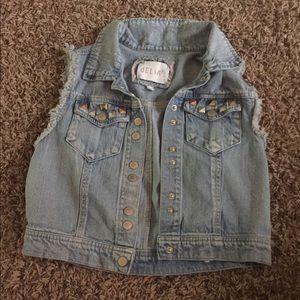 Denim Cutoff Jean Jacket