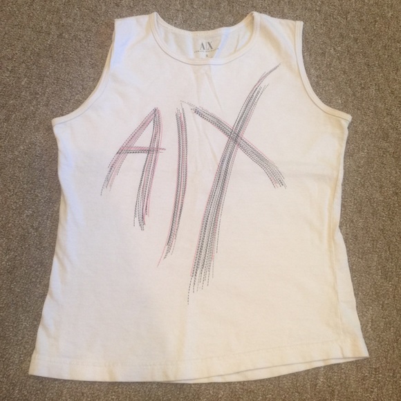 A|X Armani Exchange Tank Top White