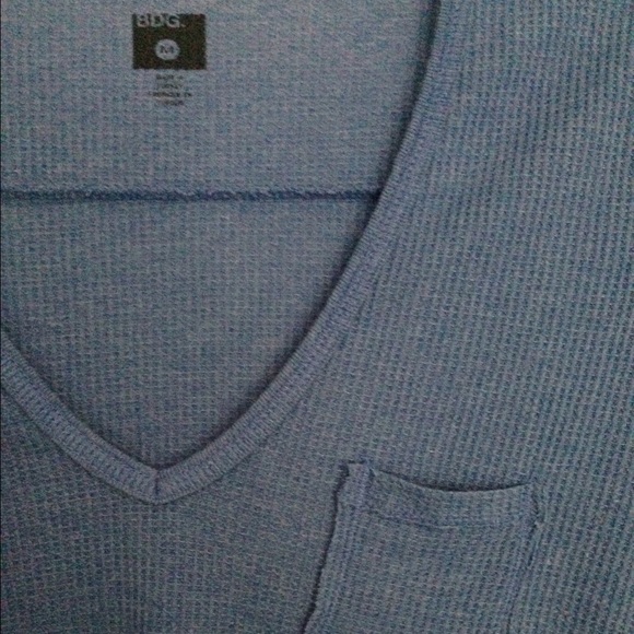 SOLD❗️BDG Blue Waffleknit Top - Picture 4 of 4