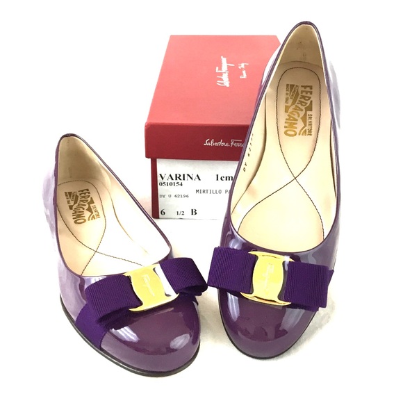 Salvatore Ferragamo Shoes - NIB Salvatore Ferragamo Patent Leather Flats