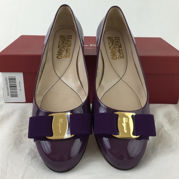 NIB Salvatore Ferragamo Patent Leather Flats - Picture 2 of 4