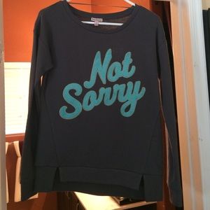 Juicy Couture "Not Sorry" Sweater