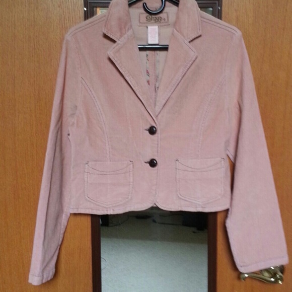 NWOT Pink Courdroy Jacket - Picture 1 of 4