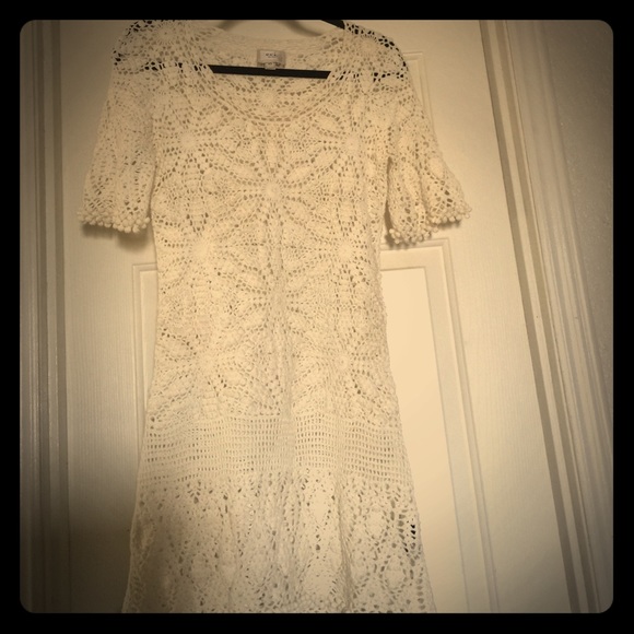 💄Eci NY antique white lace coverup NWT - Picture 1 of 3