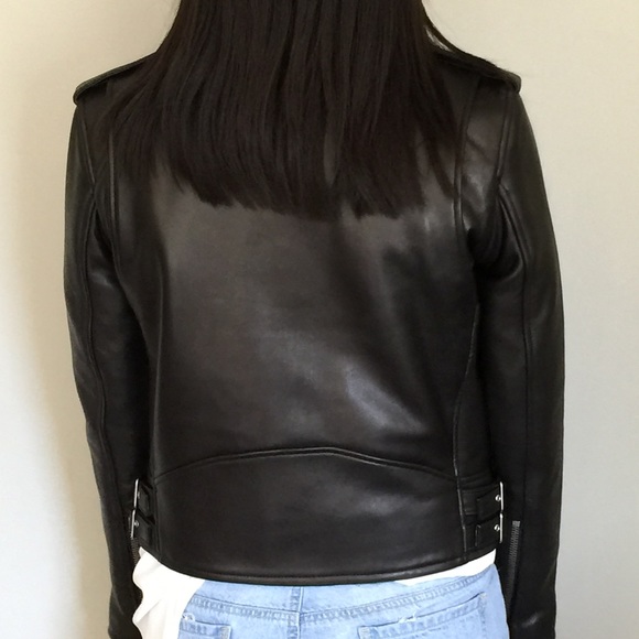 IRO black leather jacket - Picture 3 of 4