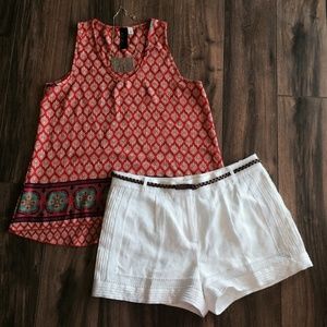 Orange Boho Pattern Tank