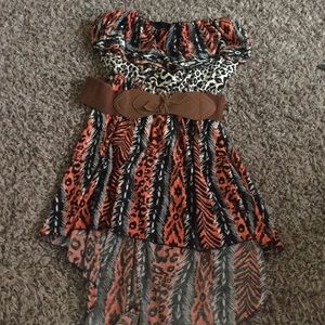 Strapless dress