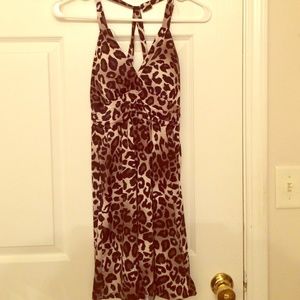 Cheetah print dress