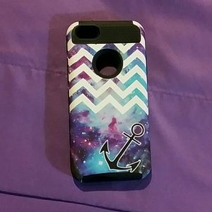 Two piece anchor iPhone 5c case