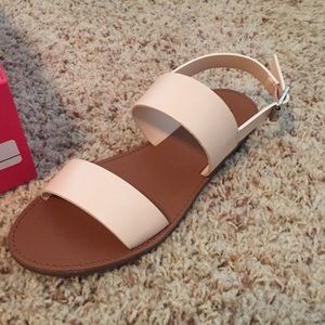 Bone colored sandals