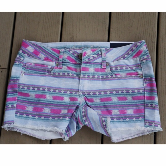 NWT Printed Midi Shorts