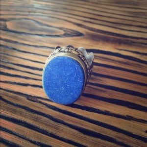 Afghan tribal vintage stone ring
