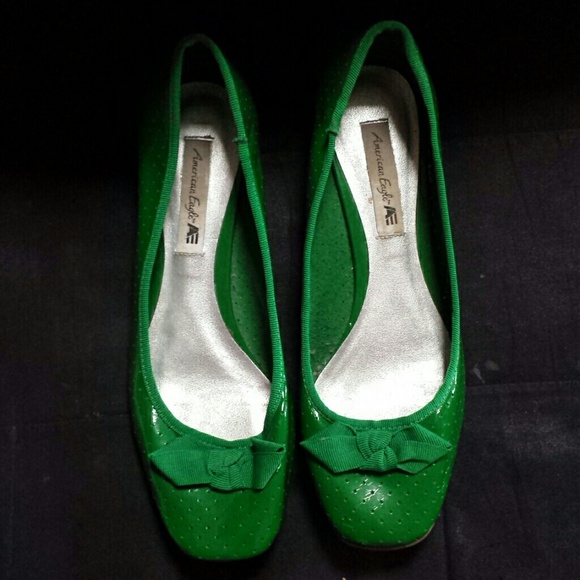 American Eagle ballet flats in Apple Green