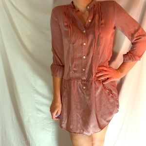 ROSE Banana Republic SILK DRESS