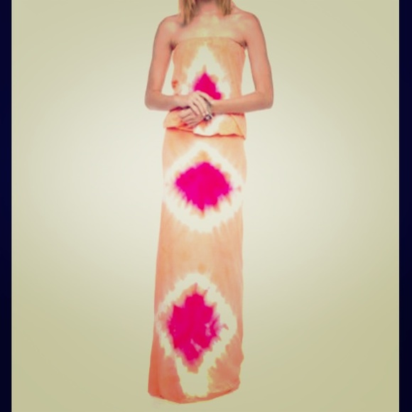 Young Fabulous And Broke Sydney Strapless Maxi