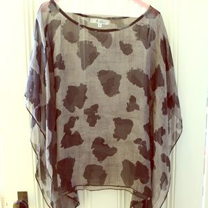 100% Silk flowy top