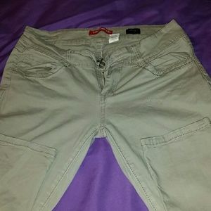Skinny khaki pants