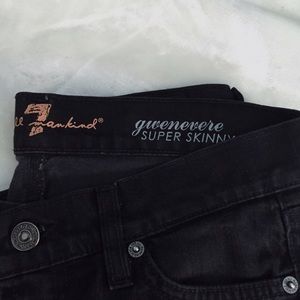 black jeans 7 for all mankind