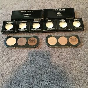 6 Makeup forever artist shadows