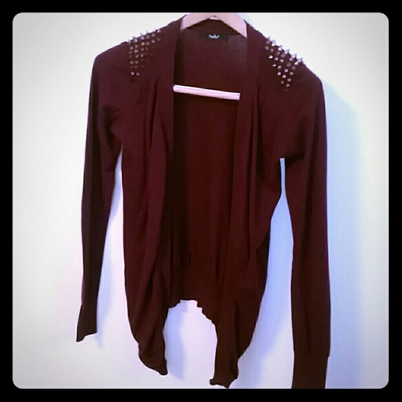 Maroon Cardigan