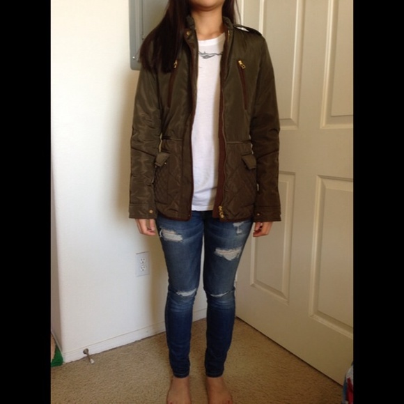 Additional pictures - Zara Khaki Utility Jacket - Picture 3 of 4