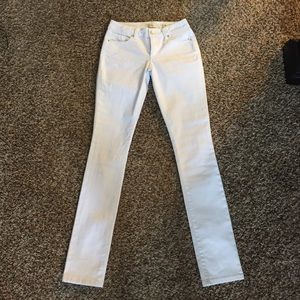 Jessica Simpson white skinny jeans
