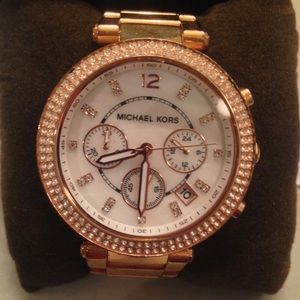 Rose gold Michael Kors women's watch