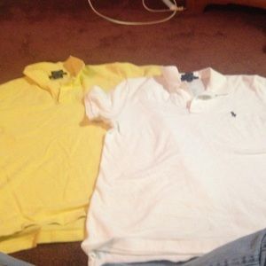 Two Ralph Lauren polo shirts