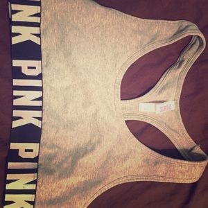 Pink bra top