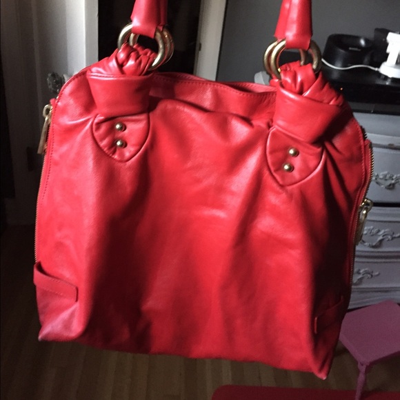 Red MARC JACOBS large handbag - Picture 2 of 4