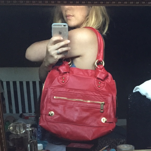 Red MARC JACOBS large handbag - Picture 4 of 4