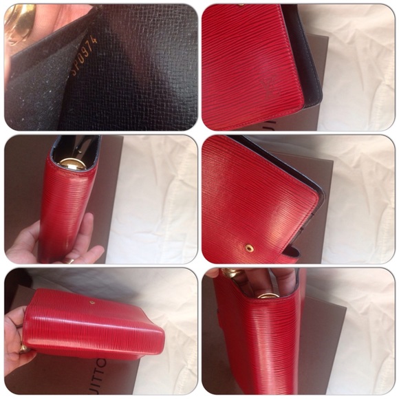 💥SOLD💥100%Auth Louis Vuitton Epi 6 Rings Agenda - Picture 3 of 4