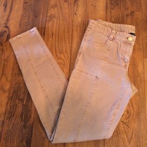 J. Crew pale pink/mauve "City Fit" pants (size 2)