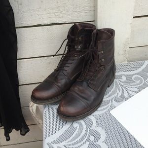 Mens Brown Leather ALDO boots
