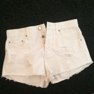 High waisted shorts