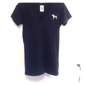 Black V neck from Pink