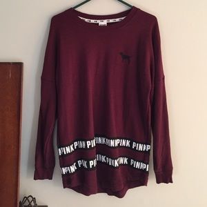 Maroon Pink Vs Sweatshirt!