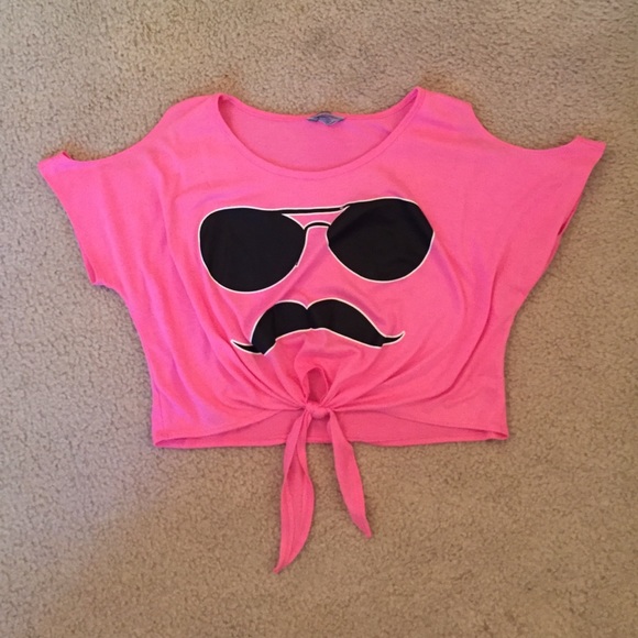 Tie-front shirt