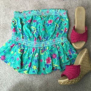 Floral Hollister top