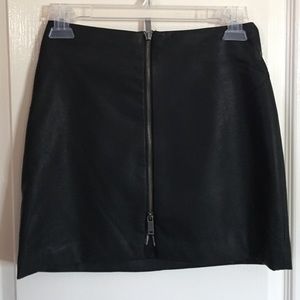 Zara leather skirt