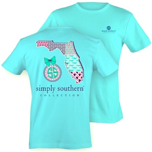 Blue simply southern shirt