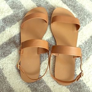 Jcrew double-strap sandals