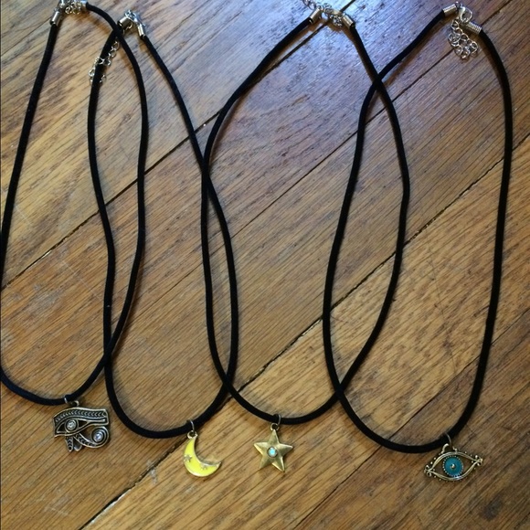 Charm necklace chokers ☺️