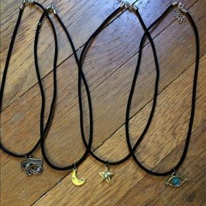 Charm necklace chokers ☺️