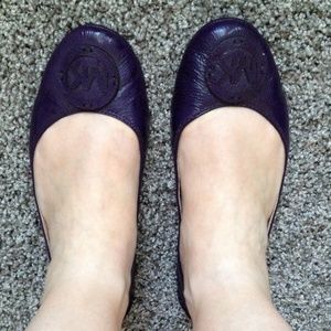 Michael Kors purple flats