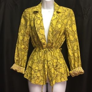 Snake Print Jacket