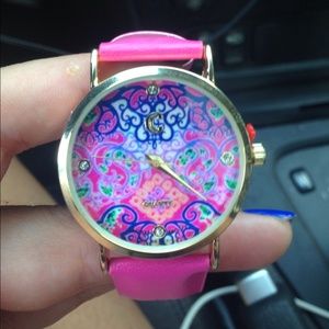 BRAND NEW CHARMING CHARLIE PINK WATCH FINAL PRICE