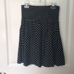 Black white skirt