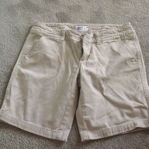 Khaki Bermuda shorts